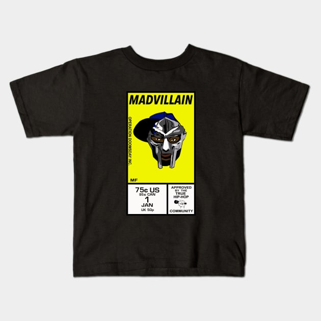 Madvillain Comics Late 80s Kids T-Shirt by sinistergrynn